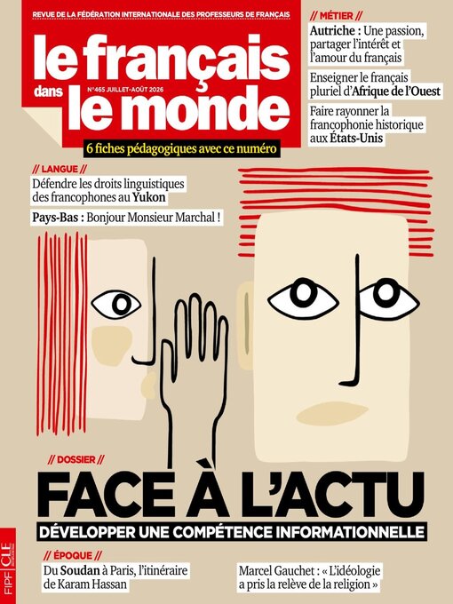 Cover image for Le français dans le monde